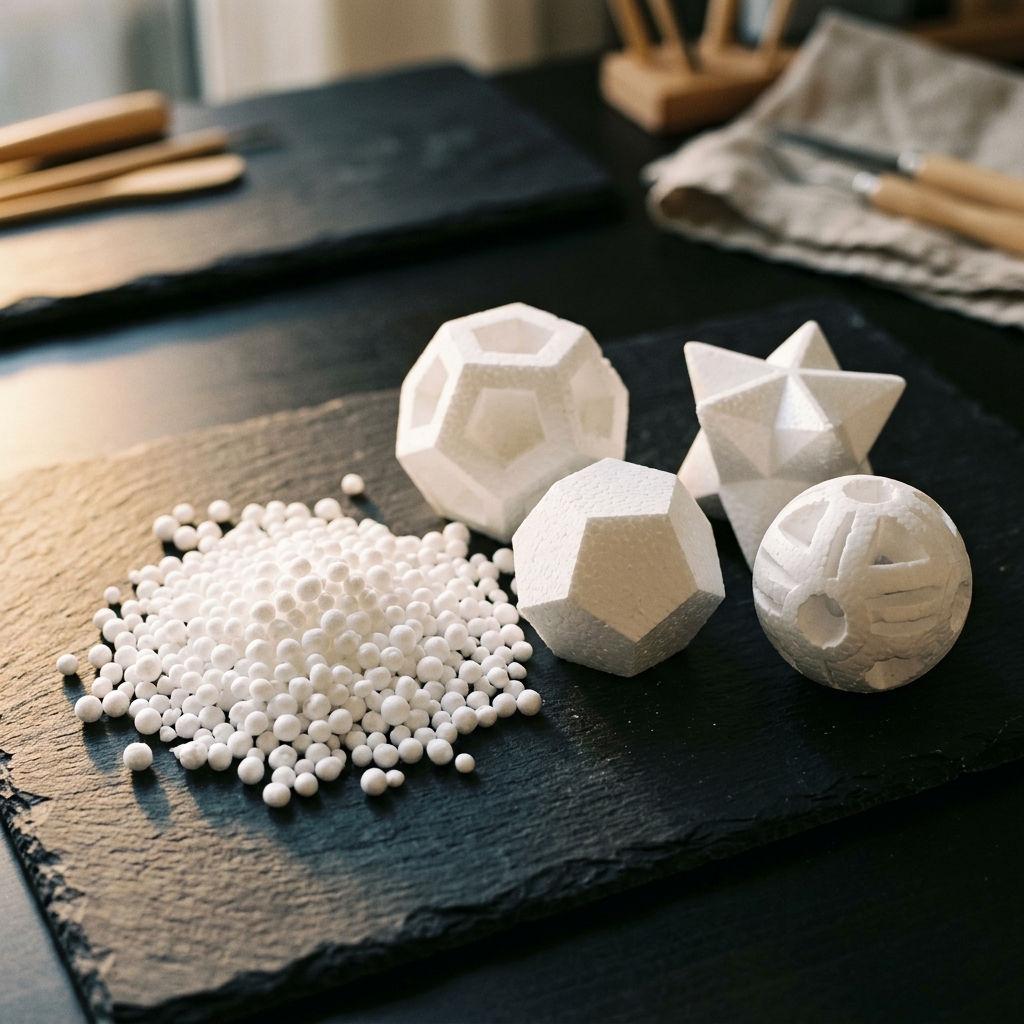 Manualidades creativas con perlas y esferas EPS